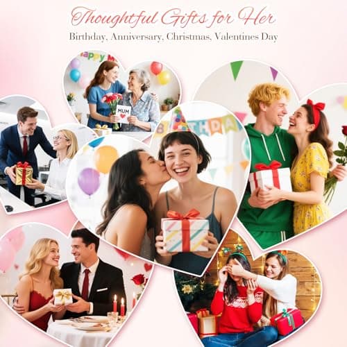 Birthday Gifts for Women, Mom, Sister, Friend: Unique Pink Self Care Spa Relaxation Baskets Set, Christmas, Holiday, Valentines Day Presents for Her, Girlfriend, Grandma, Wife, Bestie, Coworkers