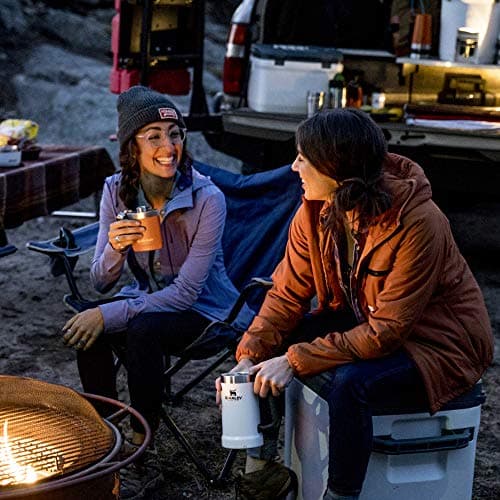 Stanley Stay-Chill Beer Stein 24 oz | Heavy Duty Big Grip Handle | Beer Tumbler Drink Cup, Holds 2 Cans | Insulated Stainless Steel Party Mug | BPA-Free | Matte Black