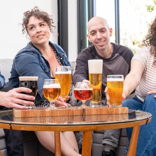 Libbey Craft Brews Assorted Beer Glasses Set of 6 with Gift Box – Lead‑Free Specialty Beer Glassware for IPA, Stout, Wheat, Lager, Sour & High‑ABV – Dishwasher Safe