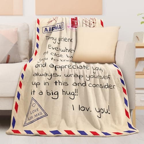 Gifts for Girlfriend Blanket Birthday Gifts for Girlfriend from Boyfriend Christmas Blanket Throw Blanket 60x50