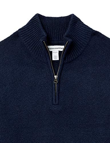 Amazon Essentials Men's Long-Sleeve Soft Touch Quarter-Zip Sweater