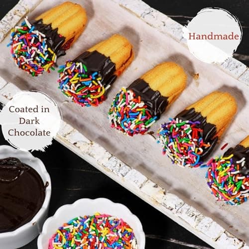Italian Cookies Gift Basket | Chocolate Covered Cookies | 15 Cookies Individually Wrapped | Fresh Bakery Cookies | Birthday Food Gifts | Gourmet Cookies Gift | Kosher & Nut Free | Stern’s Bakery