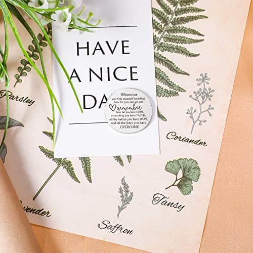 Sureio Pocket Hug Token Gift Long Distance Relationship Keepsake Inspirational Gift with Keychain