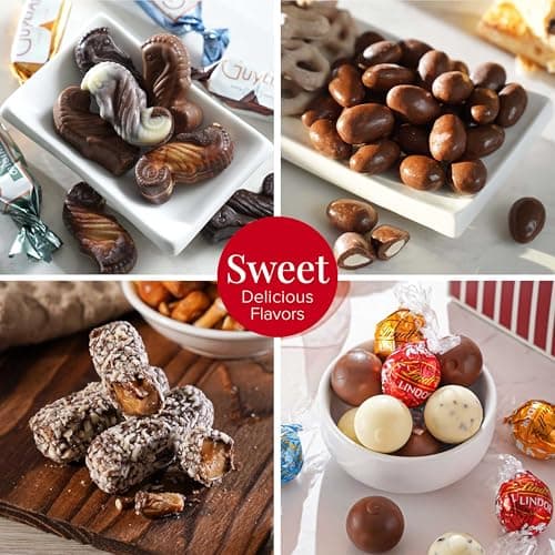 Broadway Basketeers Gift Basket Snack Gifts for Women, Men, Families, College Teacher – Delivery for Birthday, Appreciation, Thank You, Corporate, Get Well Soon Care Package