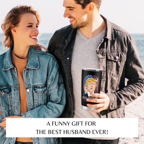 Gifts for Husband from Wife - Fathers Day Gift for Husband - Wedding Anniversary, Birthday, Christmas Gifts for Him - Romantic Love Gift Ideas for Him from Wife - 20 Oz 2-sided Tumbler