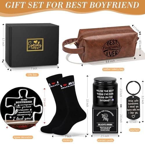 Gifts for Men Romantic Gifts for Boyfriend - Graduation & Christmas Gift for him - Thoughtful Gift for Men from Girlfriend