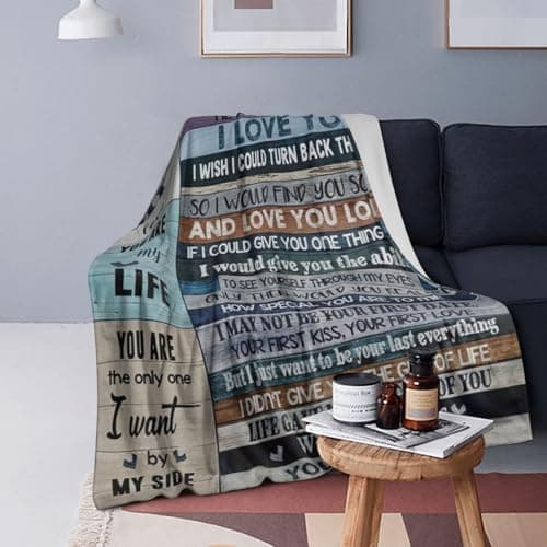 Gifts for Wife to My Wife Blanket for Wife Anniversary Birthday Gifts Christmas Valentine's Mother's Day (50"x40")