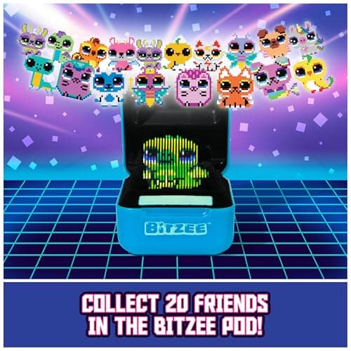 Bitzee, Magicals with 20 Interactive Characters Inside, Reacts to Touch, Digital Pet Gifts & Stocking Stuffers for Kids