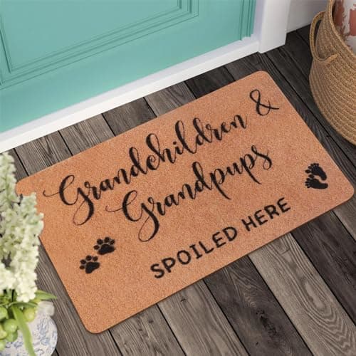 Grandma Gifts,Christmas Nana Gifts for Grandma,Gifts for Grandparents,Grandpa Gifts Birthday Gifts,Gigi Grandma Gifts from Granddaughter Grandchildren Grandson Grankids,Doormats Home Decor