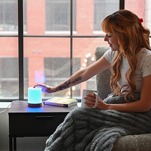 Friendship Lamps by LuvLink – No Subscription WiFi Touch Lamp for Long Distance Relationships, Couples, Friends & Family - Gift Ready (Set of Two)