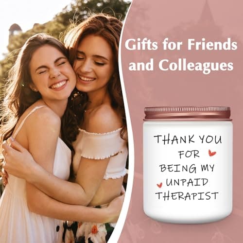 Best Friend Birthday Gifts for Women, Funny Friendship Sister Boss Coworkers Bestie mom Gag Gift for Her, Lavender Scented Candles