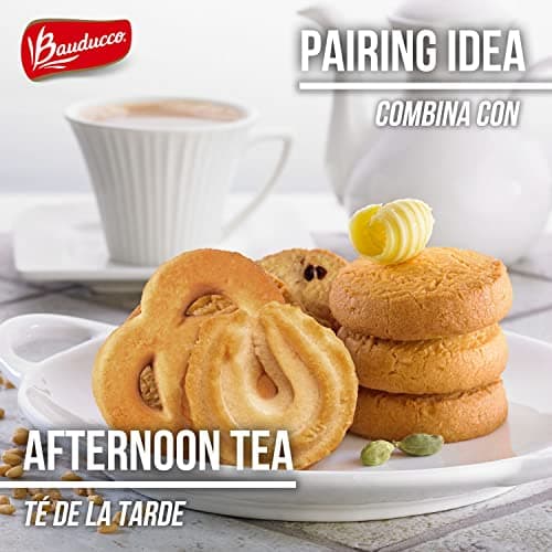 Bauducco Assorted Butter Cookies Tin, 12 oz (Pack of 1) – Traditional Danish Shortbread Style Cookies, Perfect Holiday Gift or Sweet Snack Treat - No Artificial Colors