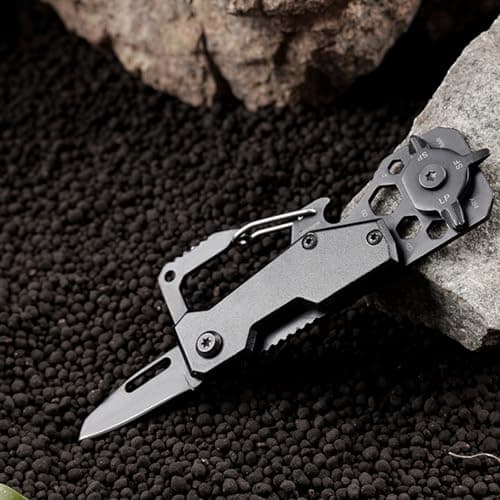 Mens Gifts Multi Pocket Knife - Unique Gift Ideas for Christmas Stocking Stuffers Birthday Valentines Fathers Day Anniversary, Novelty Folding EDC Knife for Xmas Secret Santa Gifts for Him Dad Husband