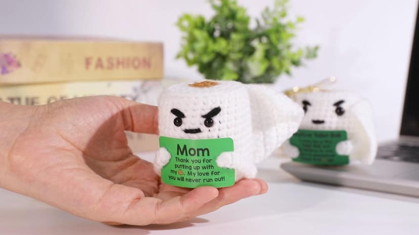 Dad Birthday Gifts for Dad from Daughter Son Christmas Funny Small Gag Cool Handmade Crochet I Love You Daddy New Bonus Step Best Dads Ever Thank You Fathers Day Christmas Stocking Stuff Gift