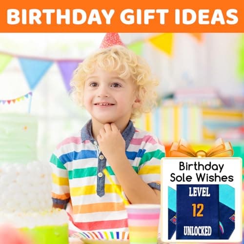 Girls Age 4-12 Birthday Gifts - Socks for Kids 4-12 Years Old, Birthday Gift Ideas for Boys and Girls