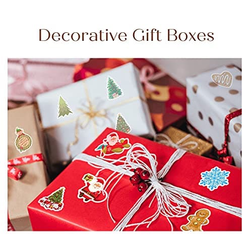 100PCS Christmas Theme Stickers, Non-Repeating Vinyl Waterproof Holiday Stickers, Holiday Gifts for Kids and Teens, Xmas Party Favorite, Stocking Stuffers for Kids Toddlers Teens Boys Girls