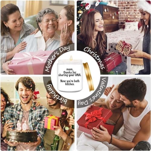 Funny Birthday Gifts for Mom,Mom Gifts from Daughter Son,Unique Mothers Day Thanksgiving Christmas Gift Lavender Scented Candles for Women