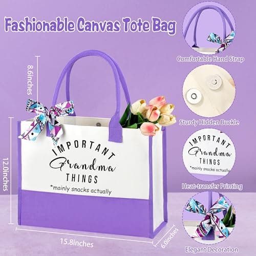 Grandma Gifts, Birthday Gifts for Grandma, Christmas Thanksgiving Mothers Day Ideas Present for Grandmother Basket Set of 5