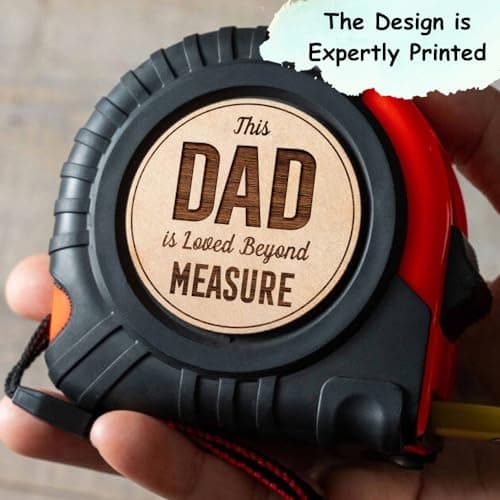 Gossby Tape Measure for Dad - Fathers Day, Birthday, Christmas - Woodworking, Carpenter Tool Gift for Men