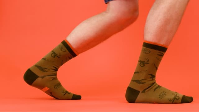 Lavley Funny Fishing and Hunting Socks for Men