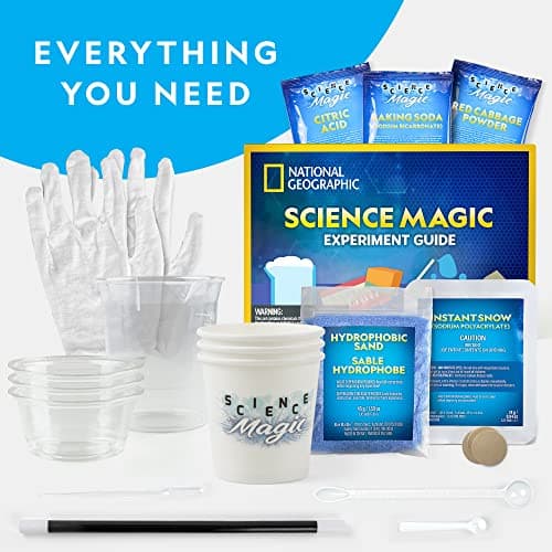 National Geographic Magic Chemistry Set – Science Kit for Kids with 10 Amazing Magic Tricks, STEM Projects and Science Experiments, Science Toys, Great Gift for Boys and Girls 8-12
