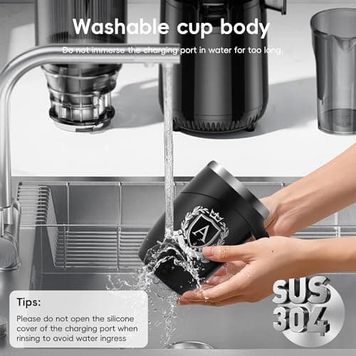 Initial Magnetic Stirring Coffee Mug Stainless Travel Cup Adult Men Guy Him Brother Dad Boyfriend Uncle Niece Best Friendship Grandpa Grandfather Husband Son Law Happy Birthday Cool Meaningful Gifts,J