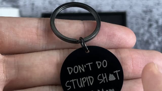 AMBREGRISSUN Teen Boys Girls Gifts - Funny Gag Gifts Keychain for Teenage Boys Girls Christmas Stocking Stuffers for Teens