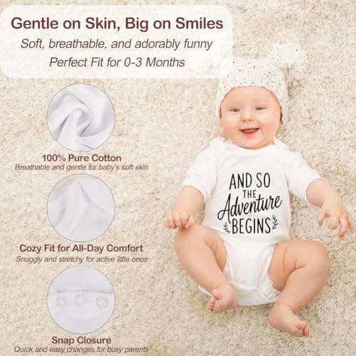 Breezy Valley New Parents Gifts for Couples, First Time New Mom and Dad Gifts Mugs Est 2025, Gender Reveal Baby Shower Gifts Basket, Pregnancy Gifts for Expecting Parents to be, Newborn Baby Gift Set