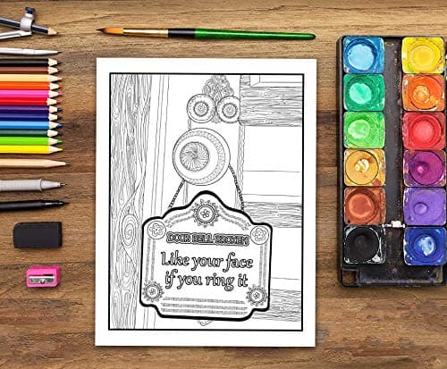 Mom Life: A Snarky Adult Coloring Book