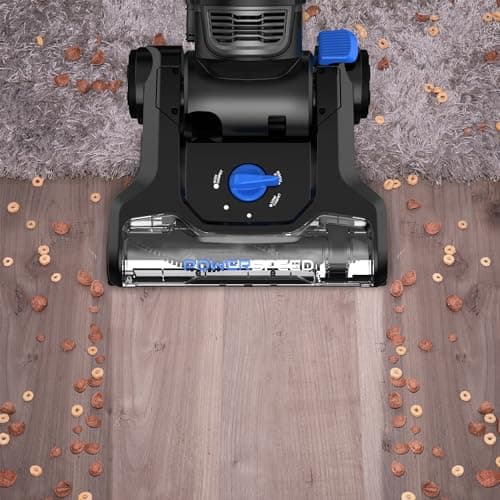Eureka PowerSpeed Lightweight Upright Vacuum Cleaner for Carpet and Hard Floor, Powerful Bagless Upright Vacuum Cleaner for Home Pets, NEU181A, Blue