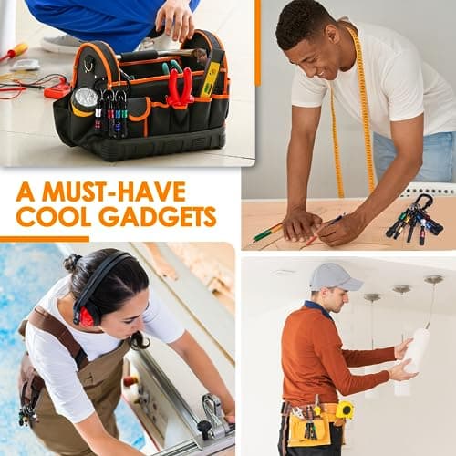 Bit Holder Stocking Stuffers for Men Gifts for Christmas Gifts for Men Who Have Everything Tools for Men Magnetic Drill Bit Holder Keychain Cool Gadgets White Elephant Gifts for Adults Dad Husband Him