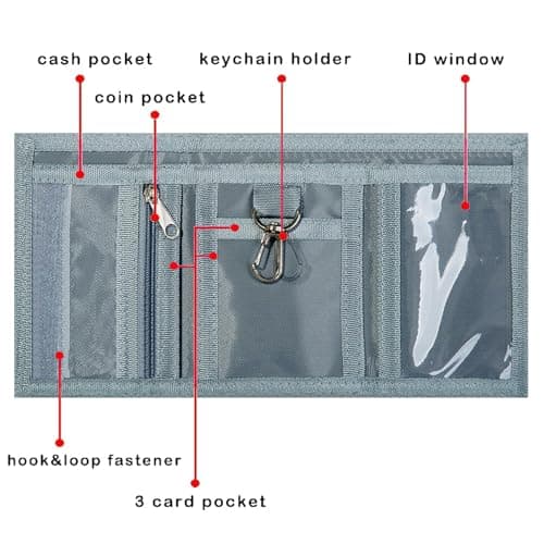 RFID Kids Wallet for Boys, Gamer Boys Wallet for Kids w/Coin Pocket, Video Game Toddler Wallet for Boys, Children Child Wallet Ages 4-5-6-7-8-9-10-11-12 for Christmas/Birthday Gifts, Joystick