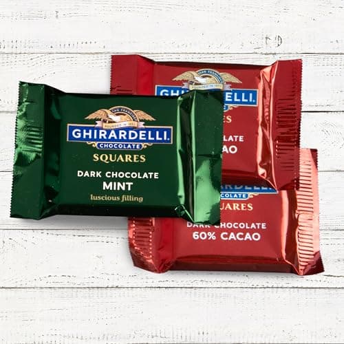 A Gift Inside Holiday Classic Chocolate, Candy & Crunch Gift Basket With Handmade Chocolates, Ghirardelli, Caramel Corn for Gourmet Christmas Food Gift