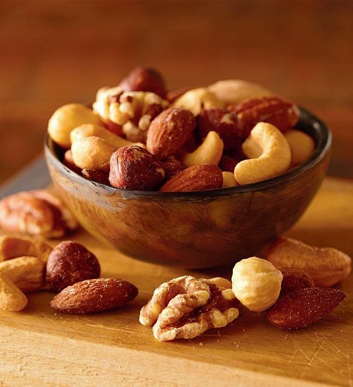 Harry & David Signature Fruit & Nut Gift Basket, For All Occasions, Deluxe Food Gift Basket With 6 Pears, 2 Seasonal Apples, Cheese, Mixed Nuts, 3 Seed Crackers, Pepper & Onion Relish