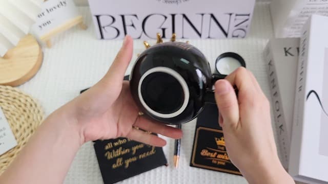 Graduation Gifts for Her, Congratulations Gifts for Women, High School Nurse College Graduation Gift Class of 2025 Friends Sisters, She Believed She Could So She Did Crown Cup Coffee Mug Inspirational