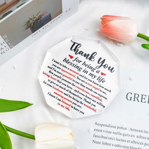 Thank You Gifts for Coworkers Women Man Mentor Gifts for Women Appreciation Gift for Friends Bestie Thank You Plaque Home Office Decor Coworker Leaving Gift