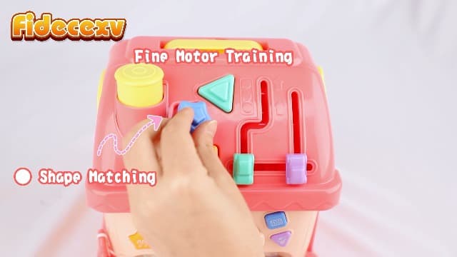 Montessori Toys for 1 Year Old Girl Gifts, 12-in-1 Musical House Toddler Learning Toys for 1-2, 1st First Birthday Gifts for Girls and Boys Baby 6-12 12-18 6-24 Months