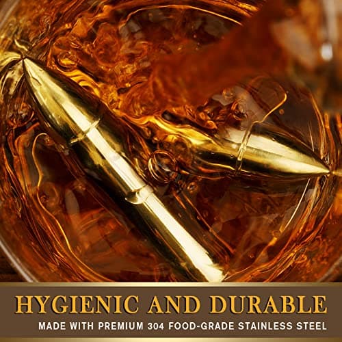 Oaksea Gifts for Husband Him Men, Reusable Stainless Steel Engraved Whiskey Stones Glasses Set Gifts, Birthday Wedding Stocking Stuffers for Husband Dad Boyfriend Fiance, Cool Burbon Scotch Set Gifts