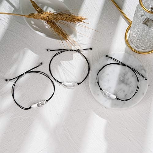 Tarsus 2/3/4/5/6 Pcs Best Friend Bracelets Bff Matching Heart Bracelet Best Friend Friendship Gifts for Women Friends Girls Teen