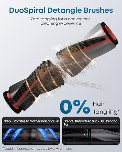 eufy Robot Vacuum E25, HydroJet System with Roller Mop, 20,000 Pa Turbo High Suction, All-in-One Robot Vacuum and Mop Combo for Home, Edge-to-Corner Cleaning, Zero-Tangle Design, AI Obstacle Avoidance