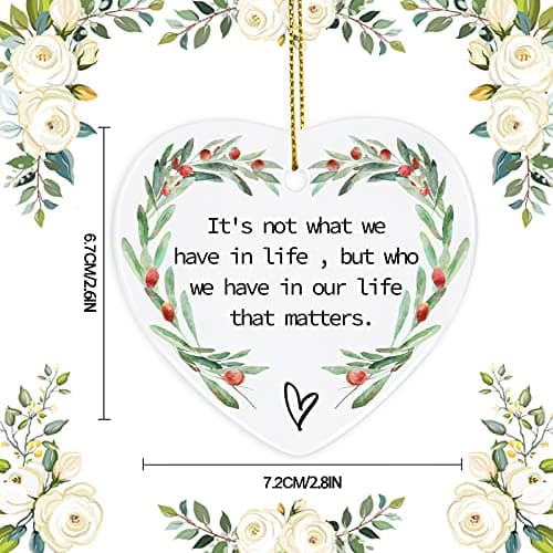 Friendship Ornaments - Christmas & Birthday Gifts for Women - Home Decor