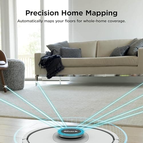 Shark AI Ultra Voice Control Robot Vacuum with Matrix Clean Navigation, Home Mapping, 60-Day Capacity, XL Self-Empty Base for Homes with Pets, Carpet & Hard Floors, Cool Grey