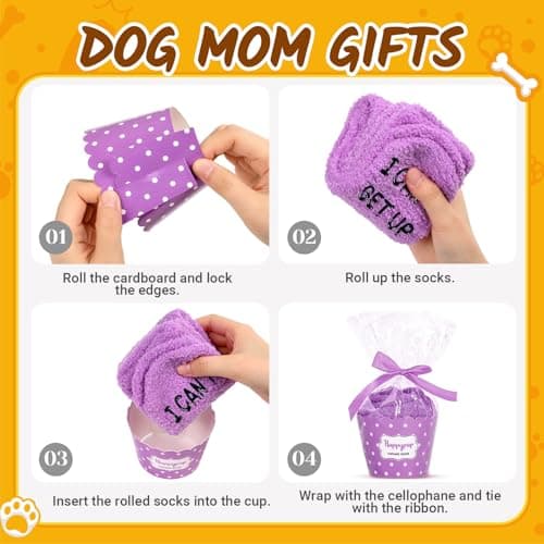 HAPPYPOP Dog Gifts for Women Men - Dog Gifts for Dog Lovers, Funny Dog Christmas Birthday Stockings, Dog Mom Dad Gifts