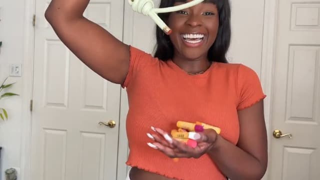 Burt's Bees Lip Balm - Pink Grapefruit, Mango, Coconut & Pear, and Pomegranate Pack, Lip Moisturizer With Beeswax, Tint-Free, Natural Origin Conditioning Treatment, 4 Tubes, 0.15 oz.