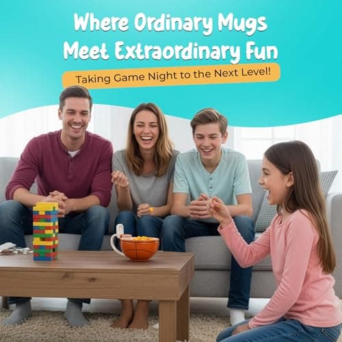 MAX'IS Creations The Mug with a Hoop Basketball Mugs Novelty Coffee Mugs Hot Chocolate Mug Coach Sports Basketball Gifts for Boys 8-12 Accessories Stuff, Funny Christmas Gifts for Kids Family, 16oz