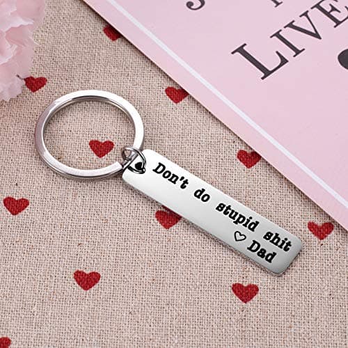 Funny Keychain Gifts for Boys Kids First Car Key Chain Drivers License Gifts for Son Going to College Gift From Parents