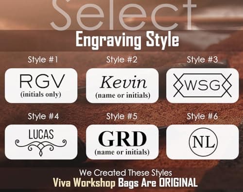 Mens Waterproof Toiletry Bag – Crafted in USA – Ideal Gift for Husband, Dad, Groomsmen, Boyfriend & Friend – Genuine Leather Toiletry Bag Customized Name or Initials – Personalized Travel Bag for Men