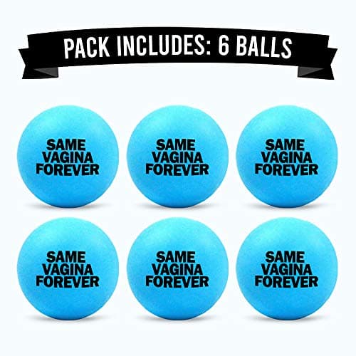 Sterling James Co. Bachelor Party Beer Pong Blue Balls – 6 Pack – Funny Stag Party Decorations, Ideas and Supplies