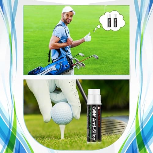 2 Pieces Golf Anti-Slice Compound for Clubs Boosts Distance and Increases Accuracy Gift for Golfer Supply