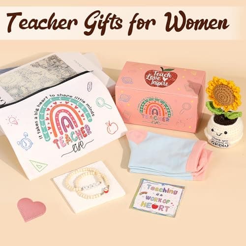 U-Goforst Teacher Appreciation Gifts for Women, Teacher Christmas Gifts Supplies, Birthday Back to School Valentine Graduation Retirement